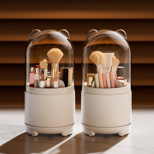 Desktop Rotating Makeup Brush Holder