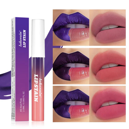 Peel Off Lip Gloss Lipstick Set