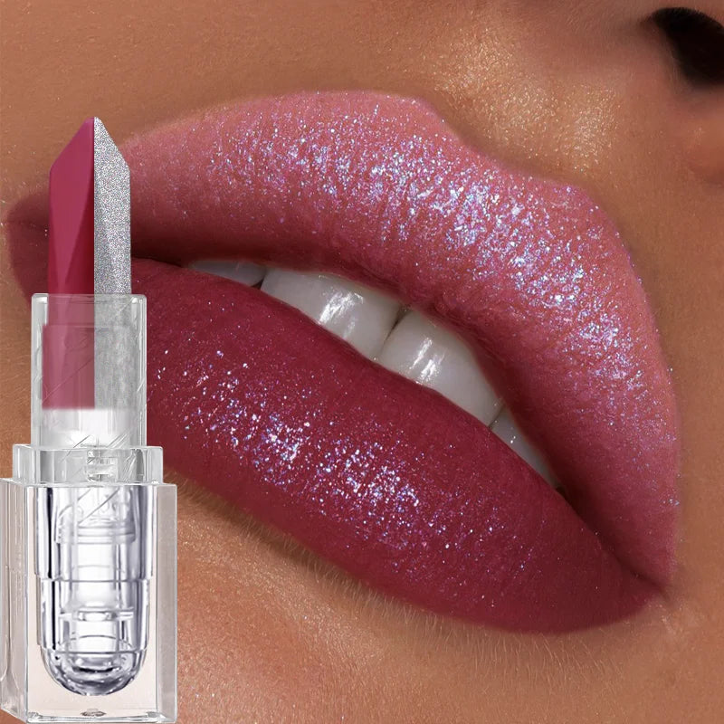 Gradient Pearl Lipstick – Waterproof, Long-Lasting & Chocolate-Toned