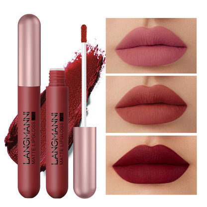 Matte Velvet Lip Gloss Suit