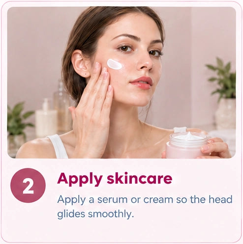 Step 2: Apply skincare