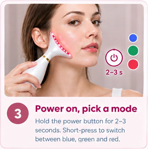 Step 3: Power on, pick a mode