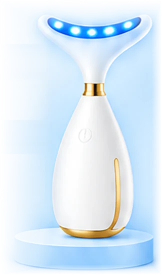 VeraGlow device with blue light
